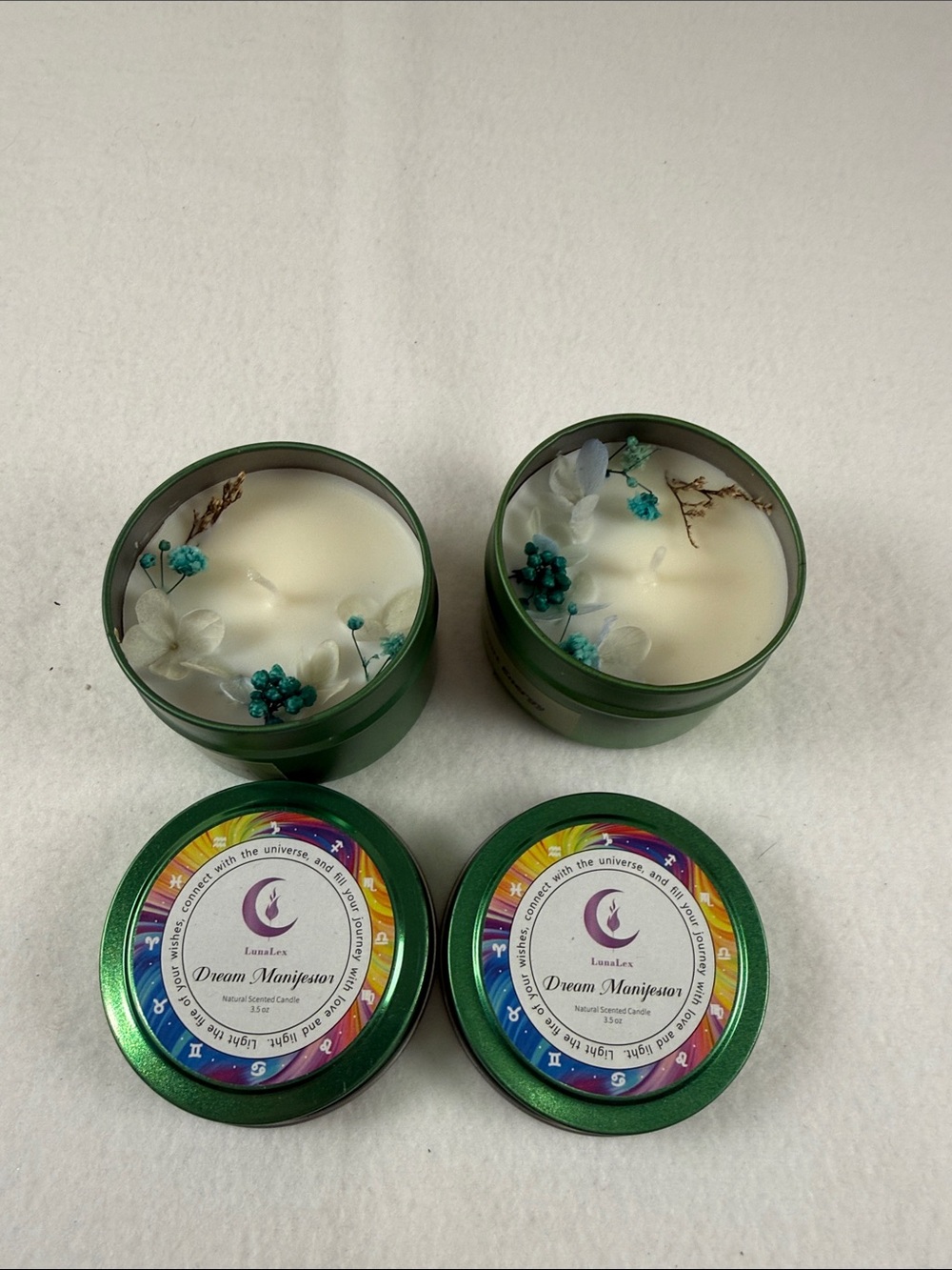 Dream Manifestor Scented Candle - Green